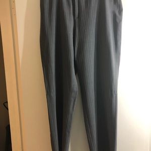 Gap stretch gray pinstripe dress slacks